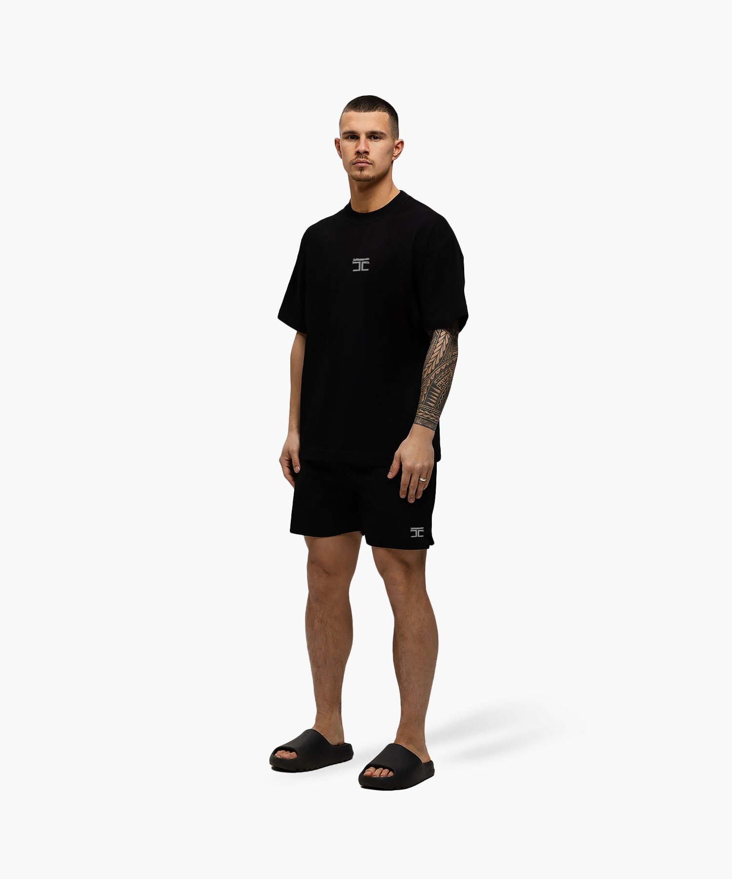 JORCUSTOM ARTIST SUMMER SET LOOSE FIT T-SHIRT BLACK