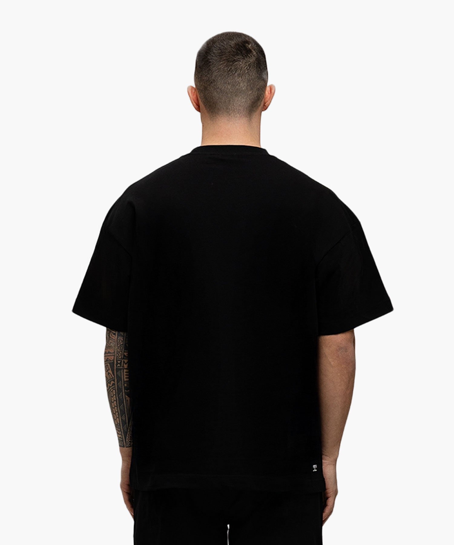 JORCUSTOM CUSTOM SOCIETY SUMMER SET LOOSE FIT T-SHIRT BLACK