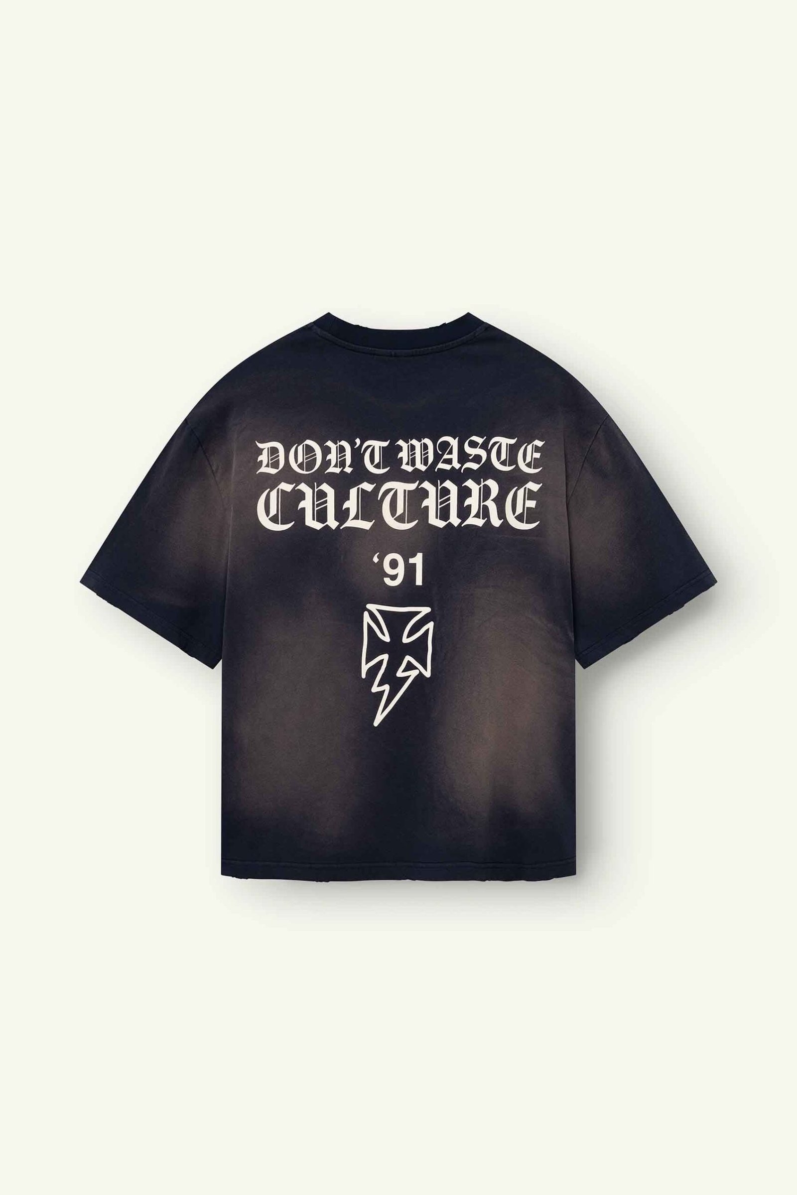 DON'T WASTE CULTURE THUNDER T-SHIRT | FADED NAVY