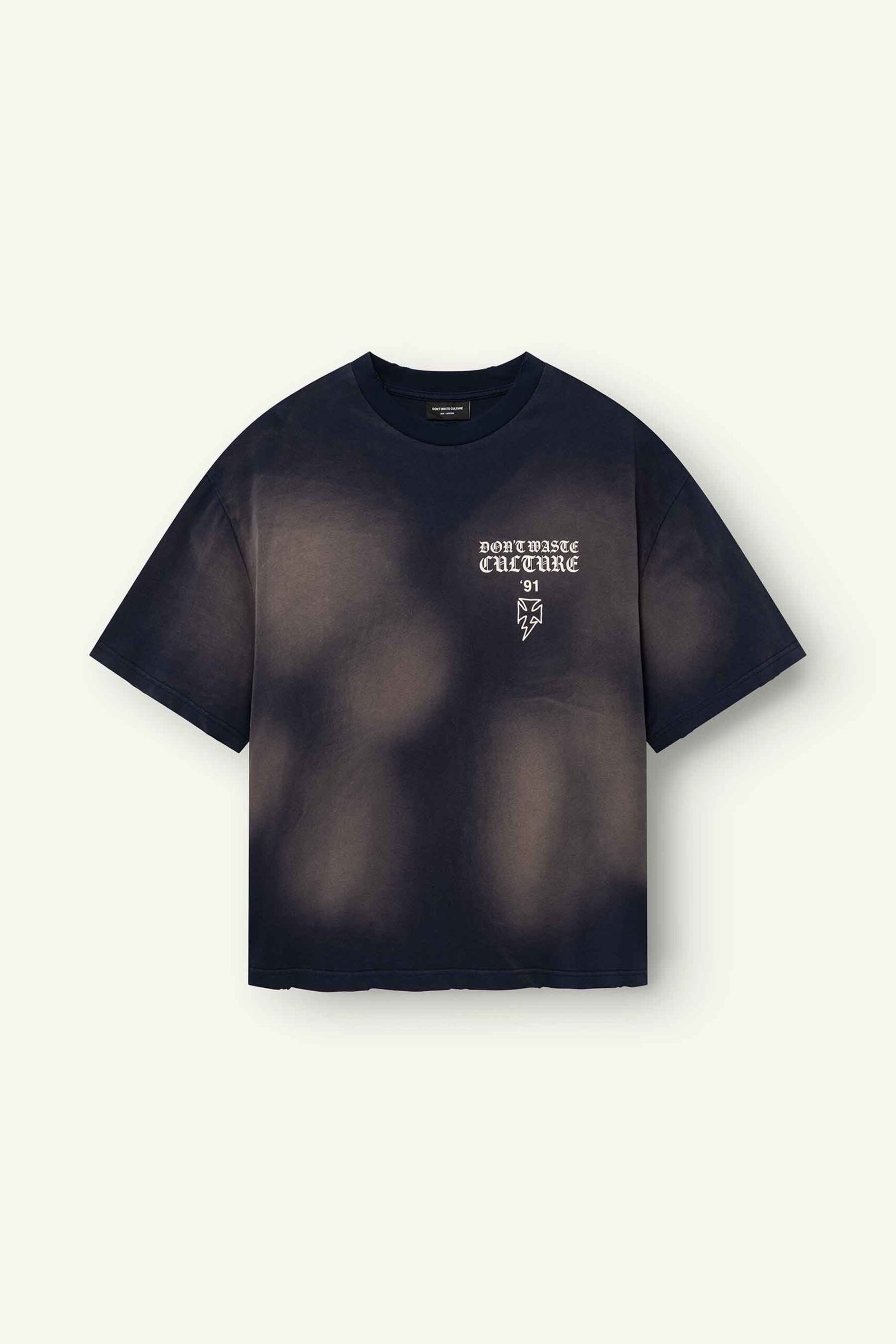 DON'T WASTE CULTURE THUNDER T-SHIRT | FADED NAVY
