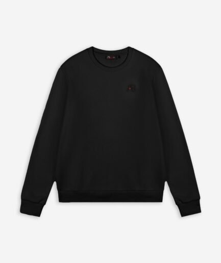 AB LIFESTYLE: Basic Crewneck Jet Black