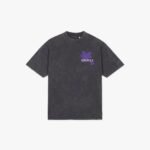 Croyez Botanique T-Shirt | Acid Wash/Dark Purple