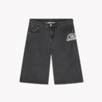 SAINT BLANC OVAL LOGO DENIM SHORT