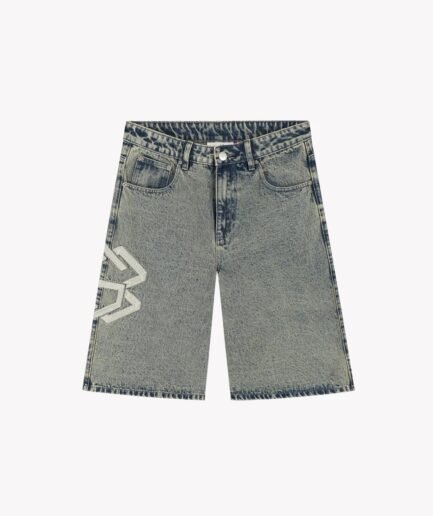 SAINT BLANC WASHED DENIM SHORT