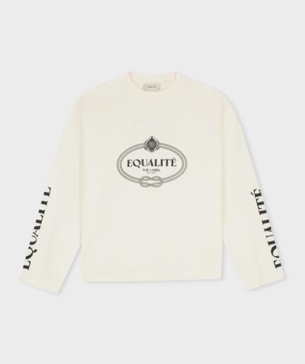 EQUALITÉ BOUQUET LONGSLEEVE TEE OFF-WHITE