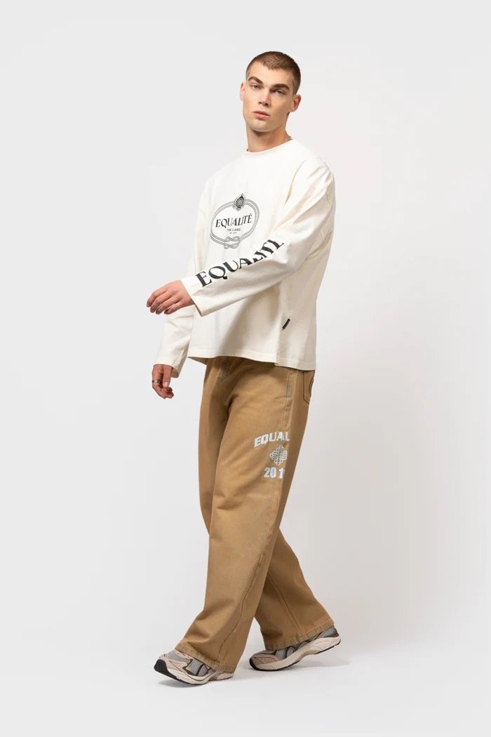 EQUALITÉ BOUQUET LONGSLEEVE TEE OFF-WHITE