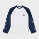 EQUALITÉ JETT RAGLAN LONGSLEEVE TEE WHITE & NAVY