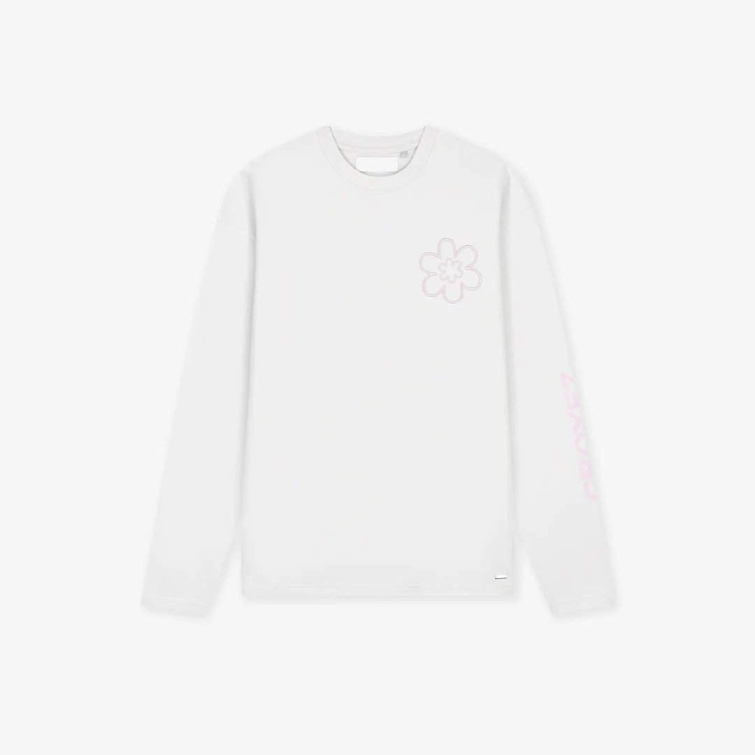 Croyez Contour De La Fleur Longsleeve | Light Grey