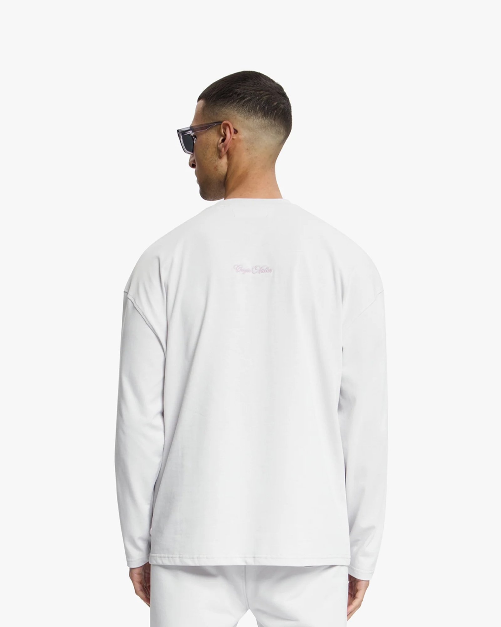 Croyez Contour De La Fleur Longsleeve | Light Grey