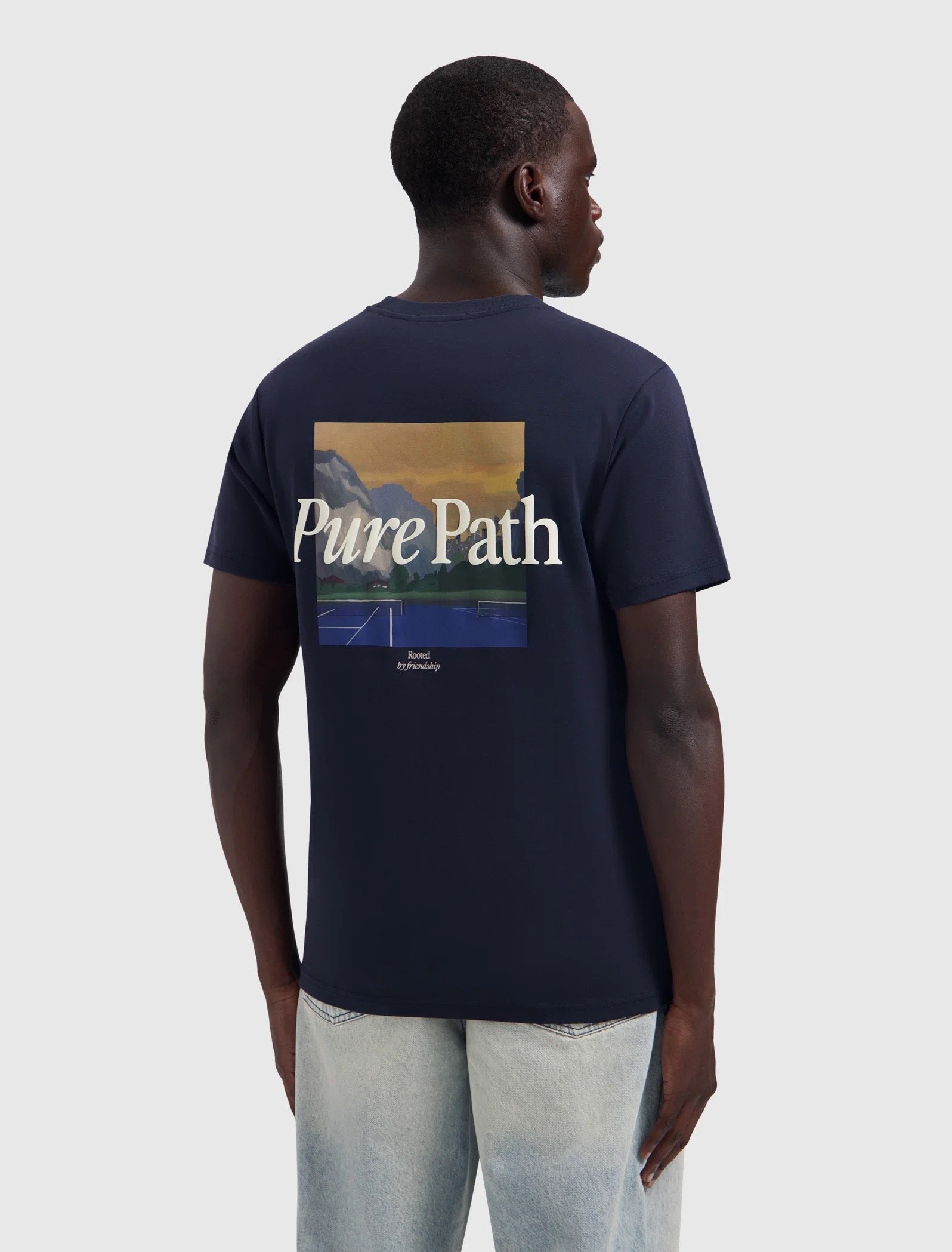 PURE PATH LANDSCAPE VIEW T-SHIRT DARK NAVY 26030104