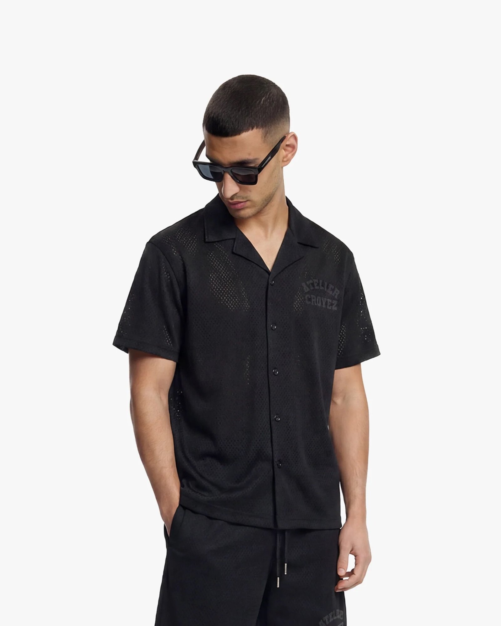 Croyez Mesh Atelier Shirt | Black