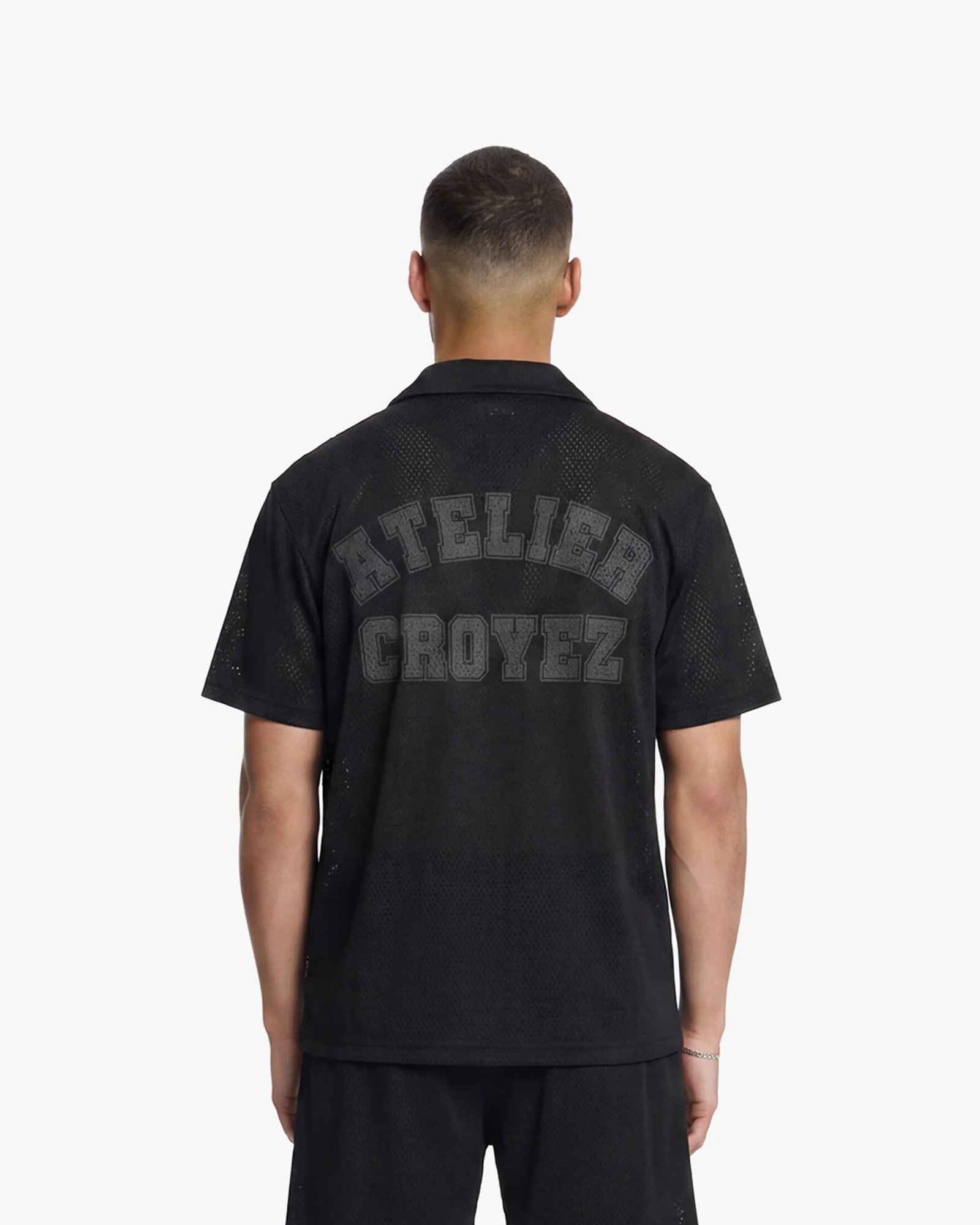 Croyez Mesh Atelier Shirt | Black
