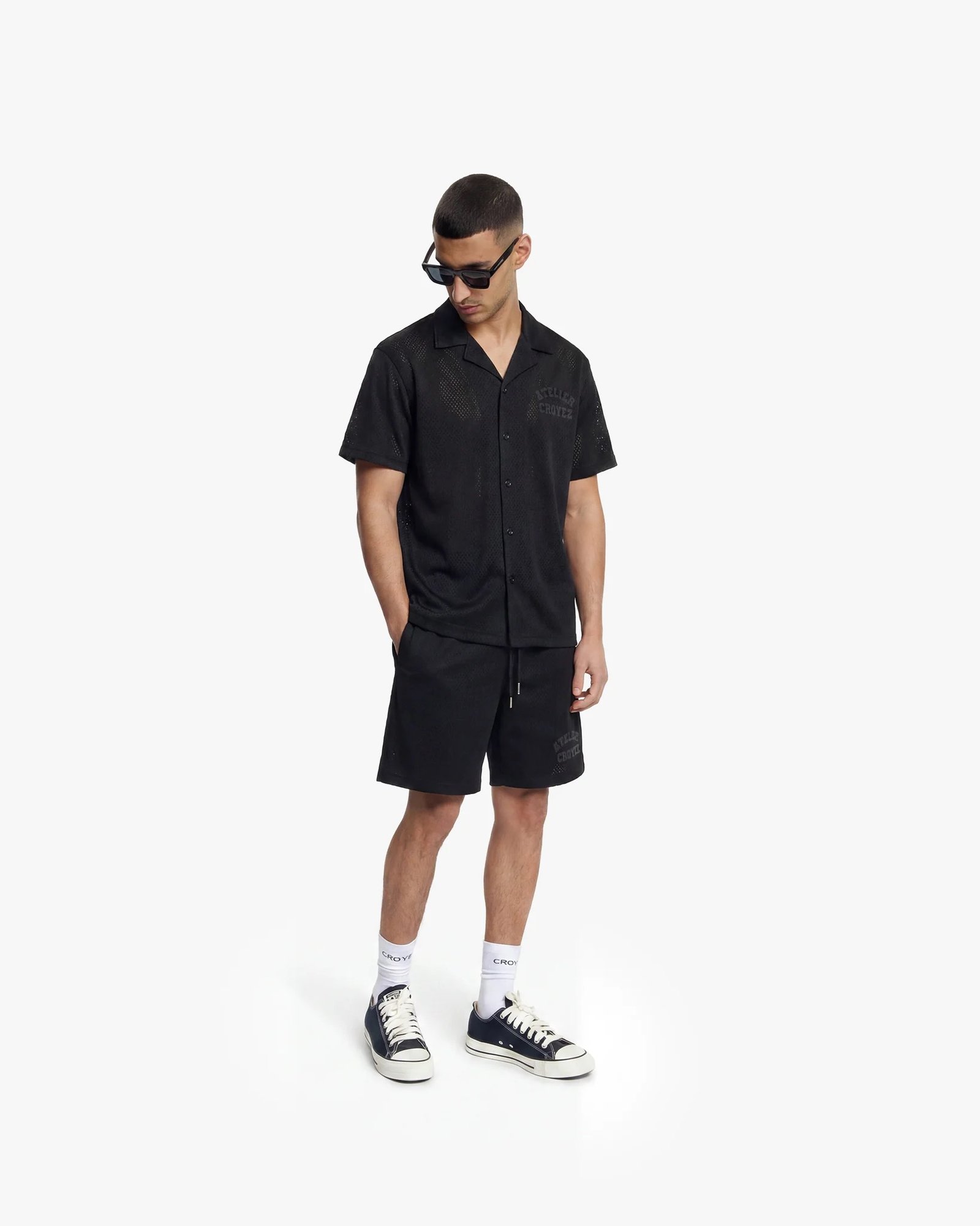 Croyez Mesh Atelier Shirt | Black