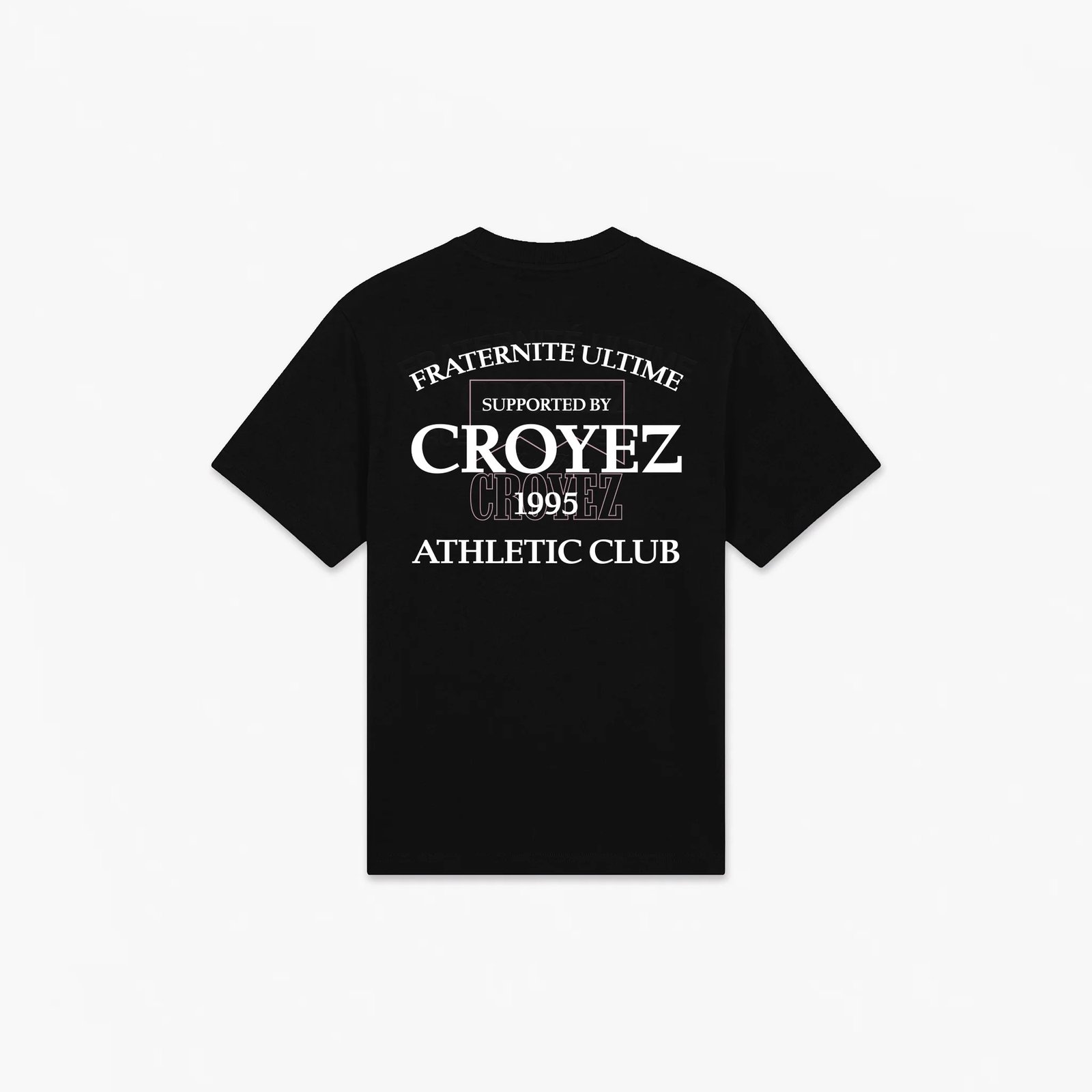 Croyez Overlay Fraternite T-Shirt | Black