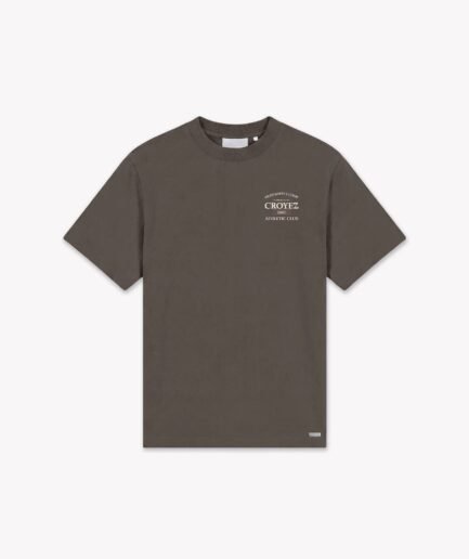 Croyez Overlay Fraternite T-Shirt | Washed Brown