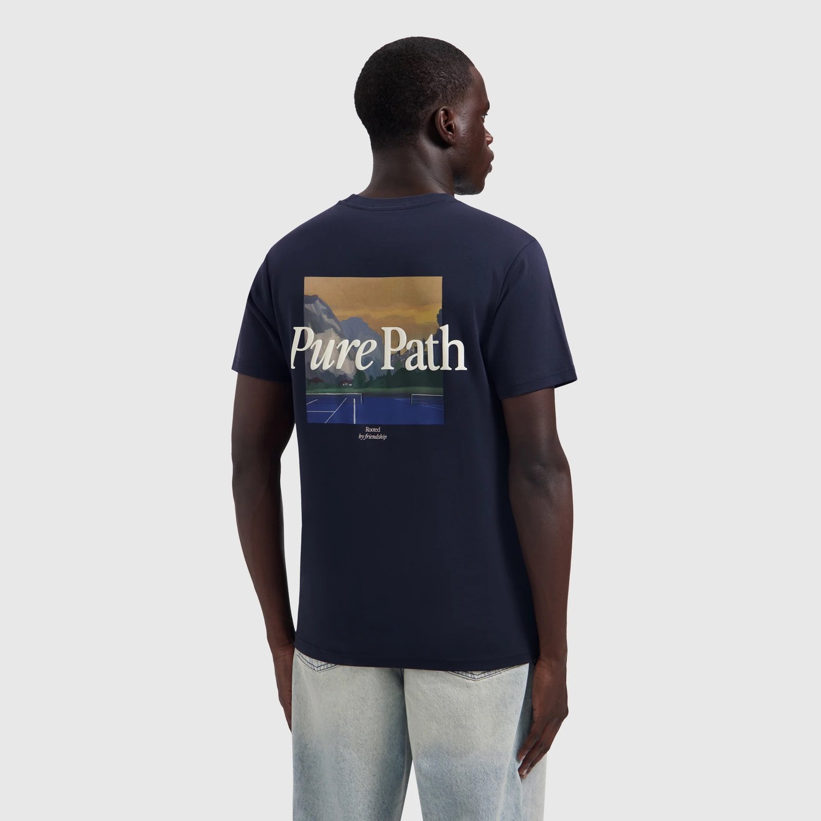 PURE PATH LANDSCAPE VIEW T-SHIRT DARK NAVY 26030104
