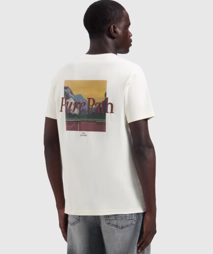 PURE PATH LANDSCAPE VIEW T-SHIRT ECRU 26030104