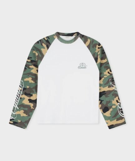 EQUALITÉ JETT RAGLAN LONGSLEEVE TEE OFF-WHITE & CAMO