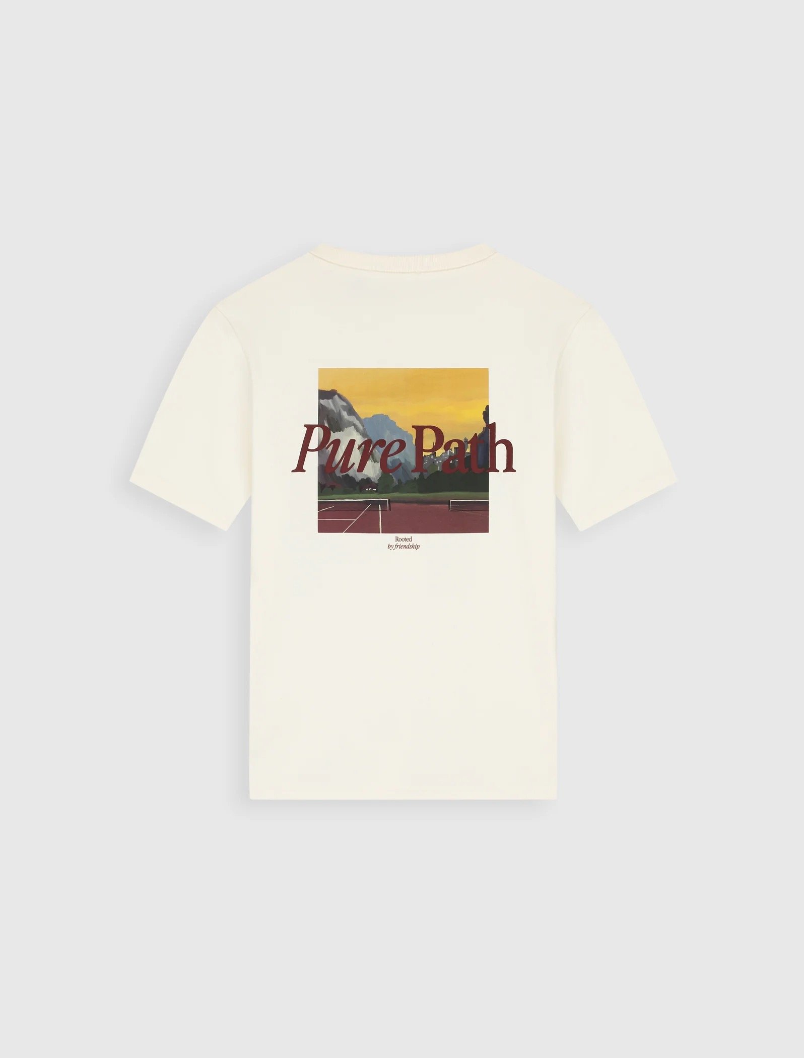 PURE PATH LANDSCAPE VIEW T-SHIRT ECRU 26030104