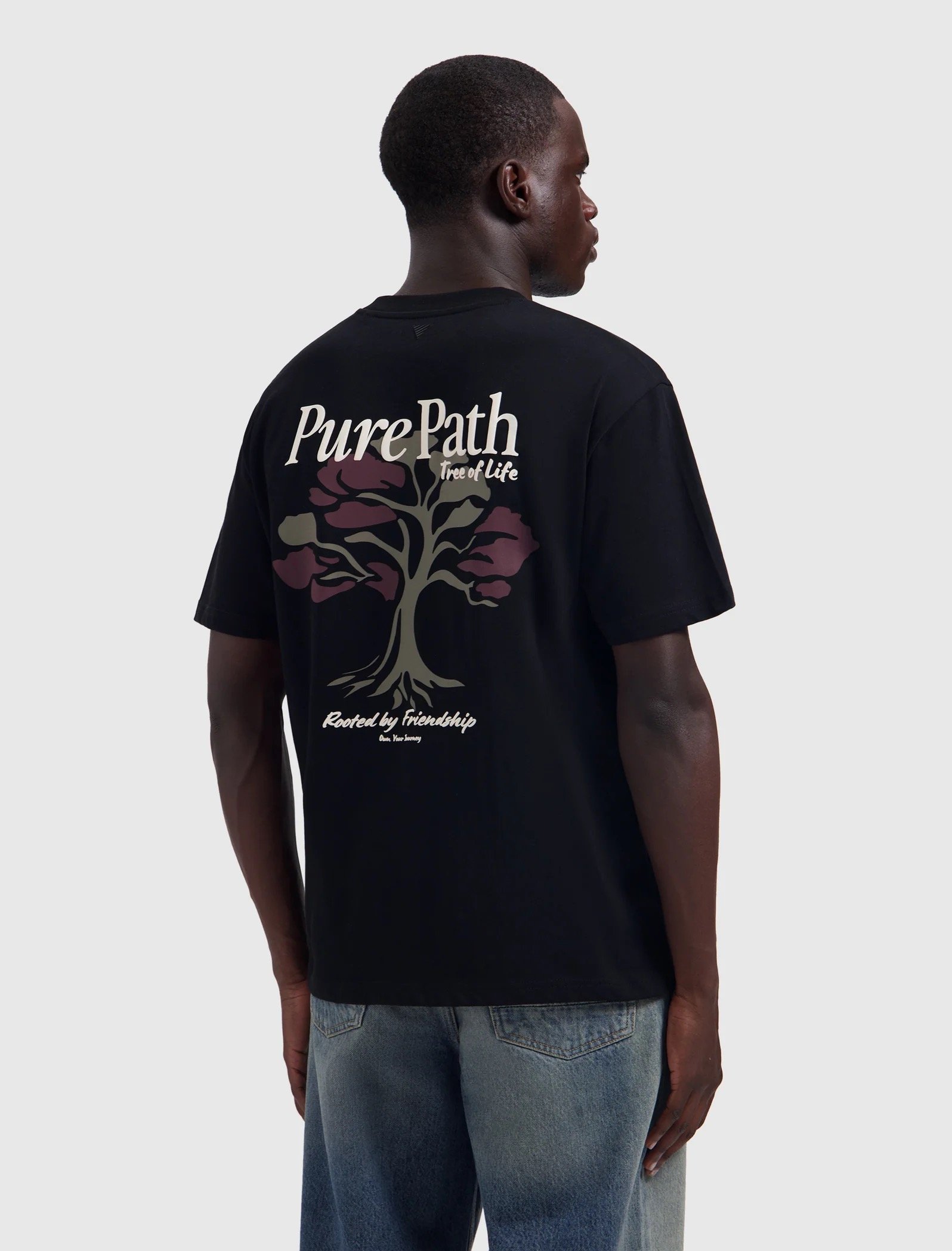 PURE PATH TREE OF LIFE T-SHIRT BLACK 26030110