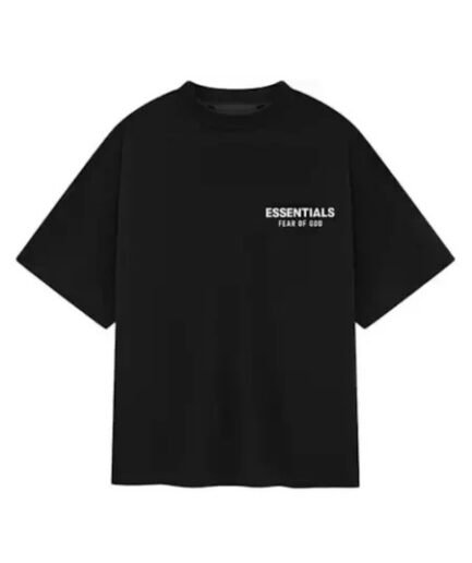 FEAR OF GOD ESSENTIALS CLASSIC FIT T-SHIRT - BLACK/WHITE