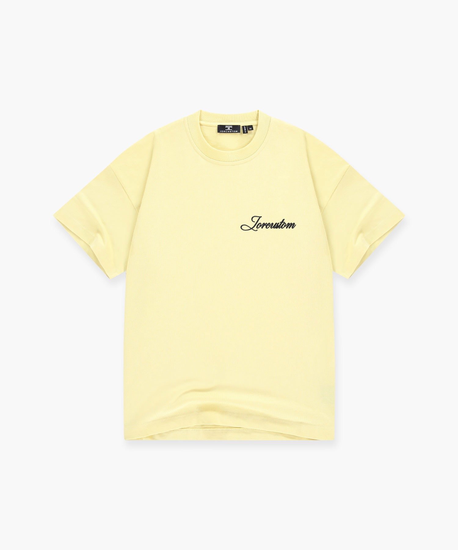 JORCUSTOM STITCHED LOOSE FIT T-SHIRT VINTAGEYELLOW