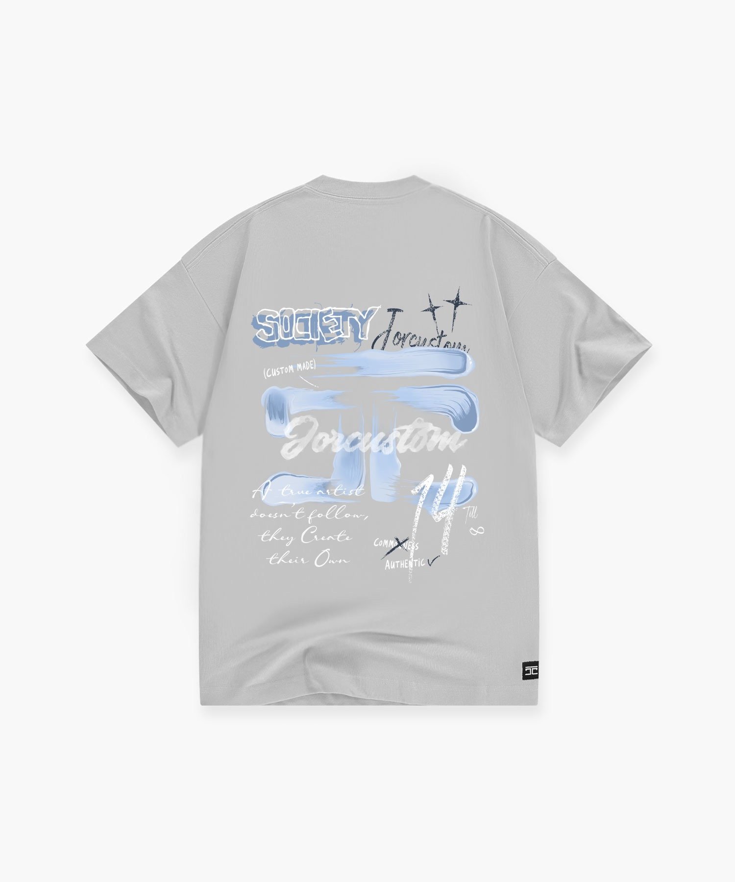JORCUSTOM ARTIST2.0 LOOSE FIT T-SHIRT LIGHTGREY