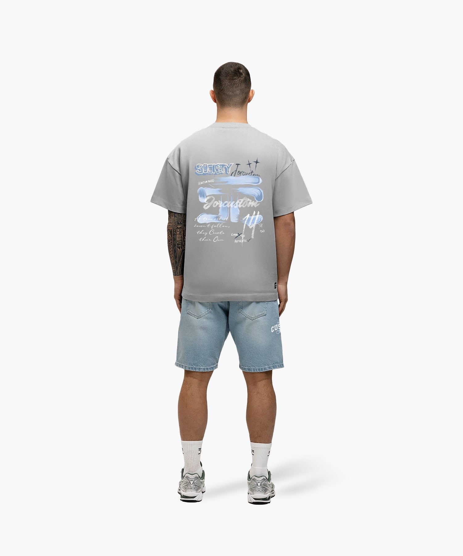JORCUSTOM ARTIST2.0 LOOSE FIT T-SHIRT LIGHTGREY