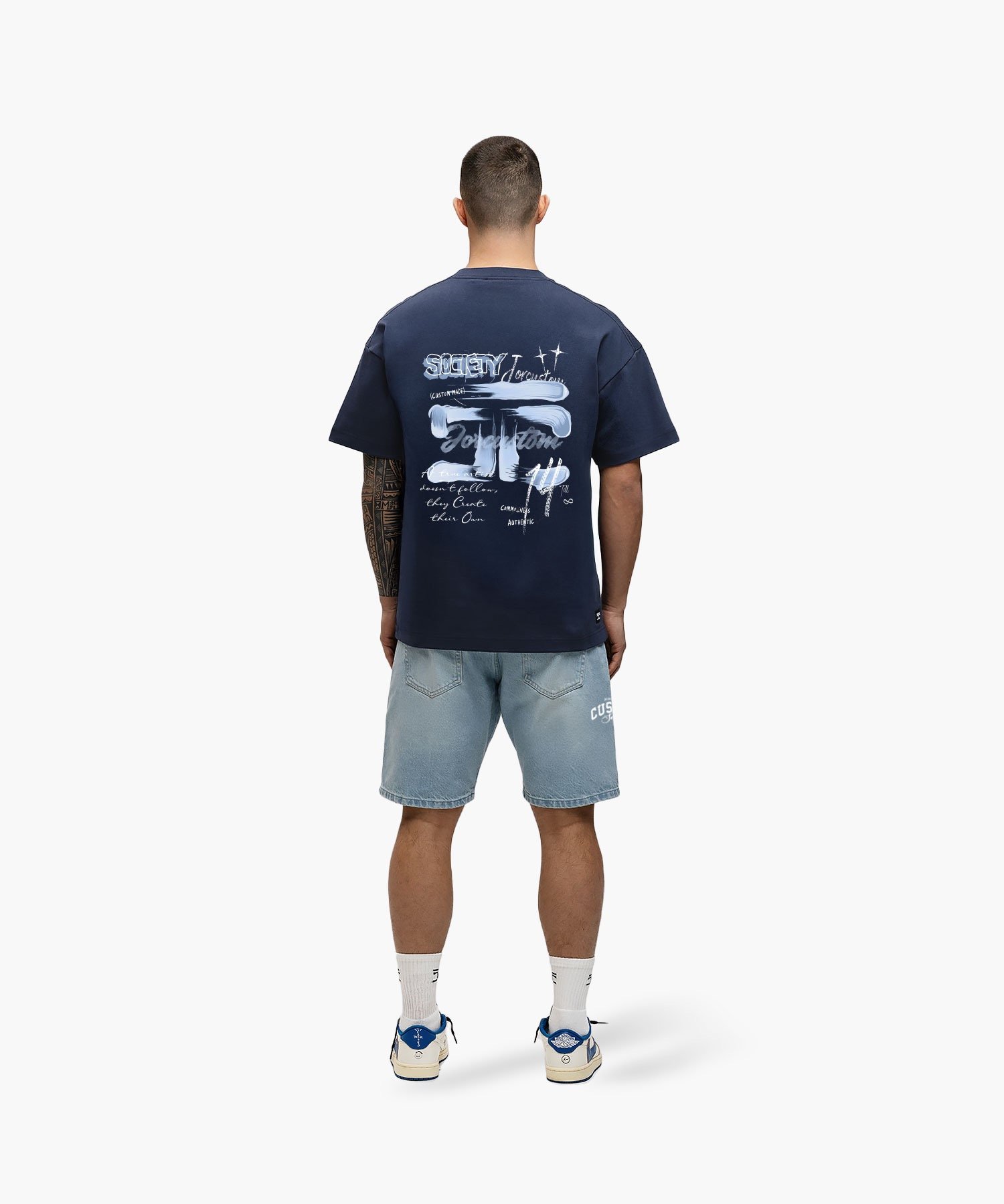 JORCUSTOM ARTIST2.0 LOOSE FIT T-SHIRT MIDNIGHTBLUE