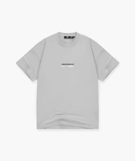JORCUSTOM POETRYINMOTION LOOSE FIT T-SHIRT LIGHTGREY