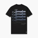 JORCUSTOM STITCHED SLIM FIT T-SHIRT BLACK
