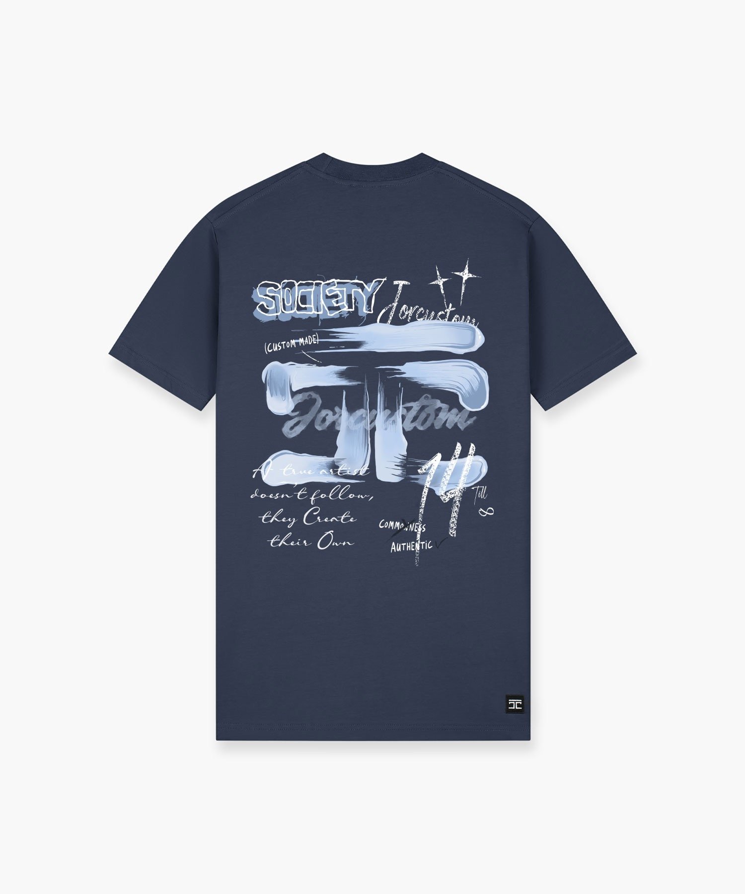 JORCUSTOM ARTIST2.0 SLIM FIT T-SHIRT MIDNIGHTBLUE