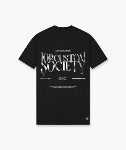 JORCUSTOM: UNCOMMONMINDS SLIM FIT T-SHIRT BLACK