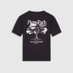 PURE PATH TREE OF LIFE T-SHIRT DARK BROWN 26030110