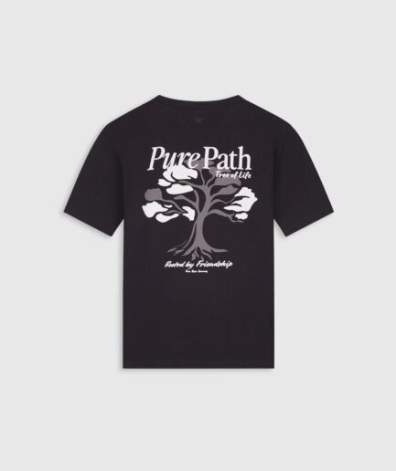 PURE PATH TREE OF LIFE T-SHIRT DARK BROWN 26030110