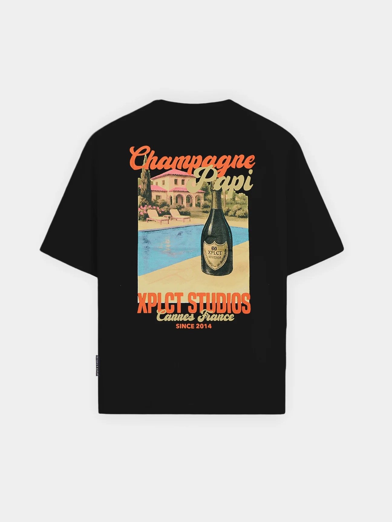 Xplct Studios Champagne Tee | Black