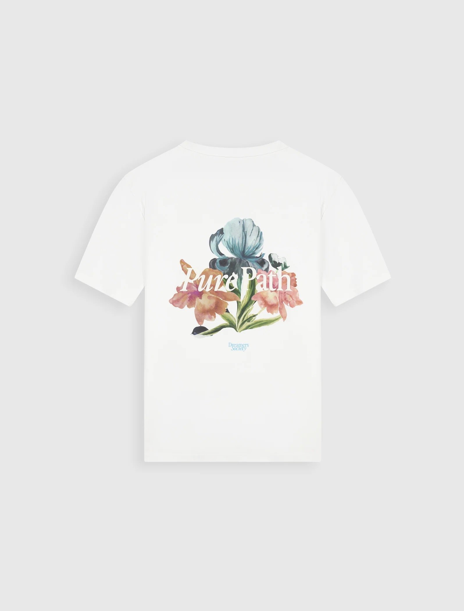 PURE PATH TRIO OF FLOWERS T-SHIRT OFFWHITE 26010116