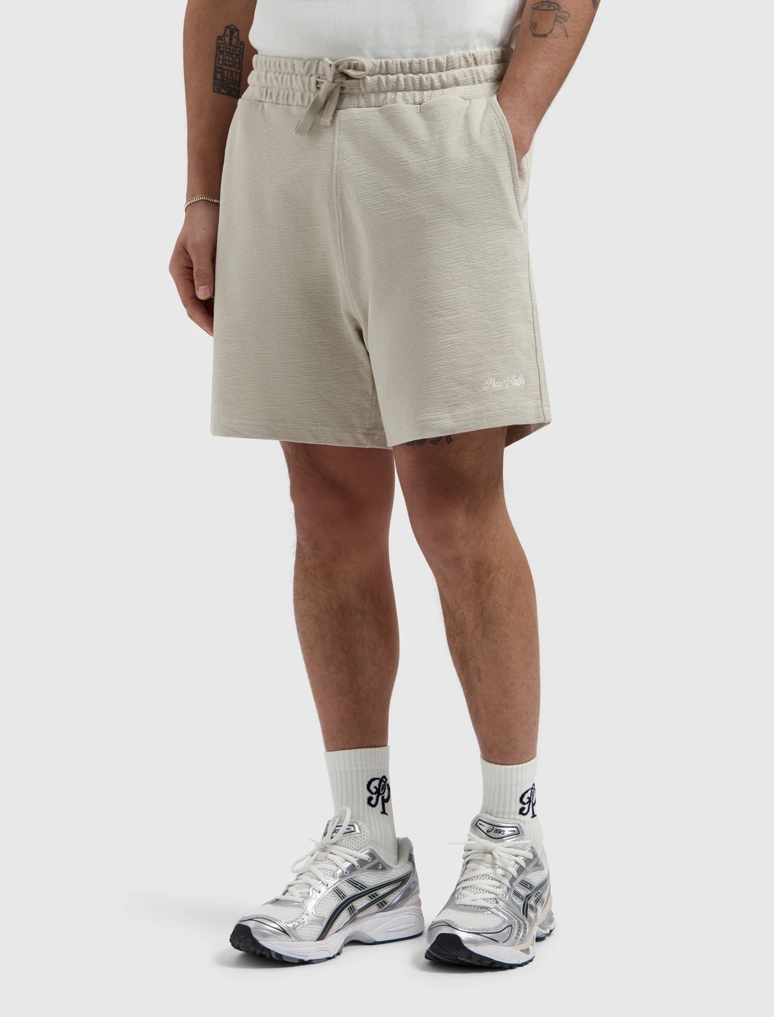 PURE PATH STRUCTURE SWEAT SHORTS 26010522