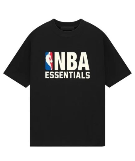 FEAR OF GOD ESSENTIALS NBA T-SHIRT - BLACK