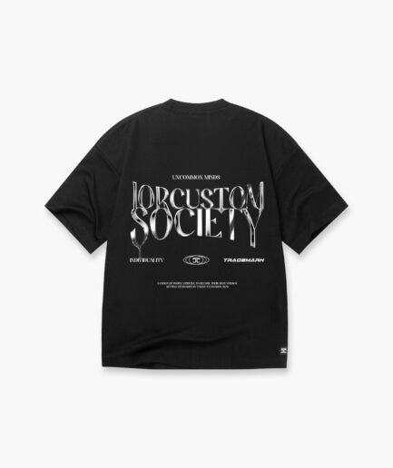 JORCUSTOM: UNCOMMONMINDS LOOSE FIT T-SHIRT BLACK
