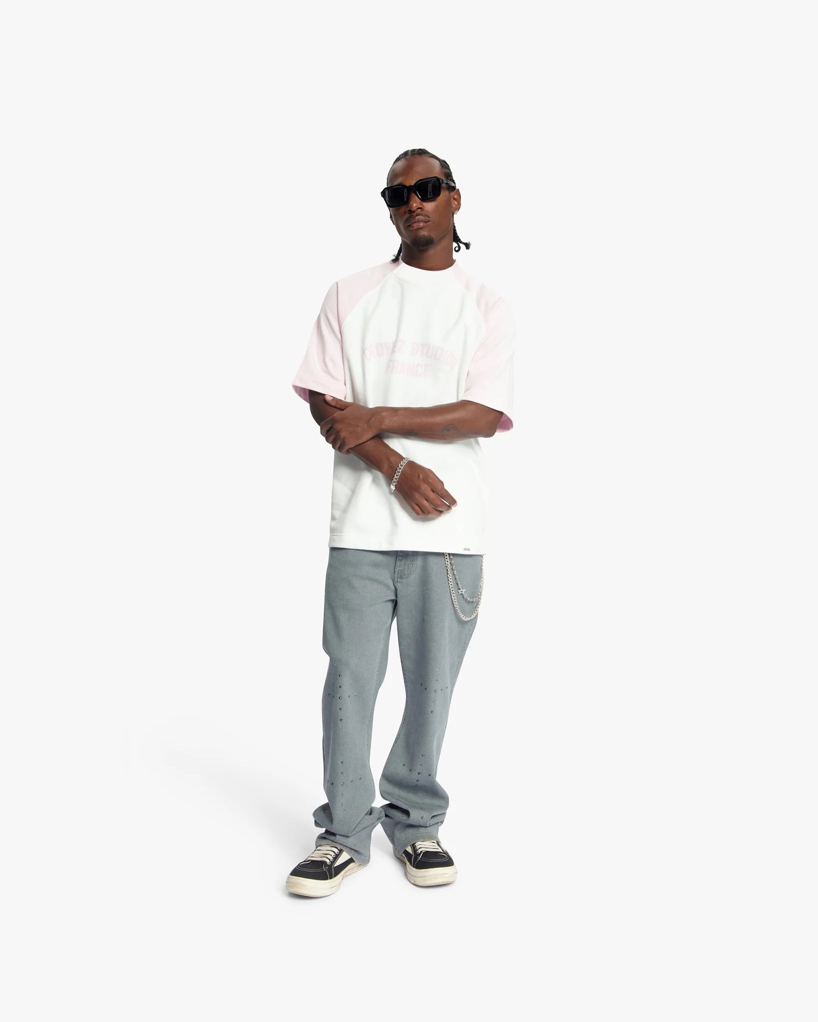 Croyez Studios Raglan T-Shirt | White