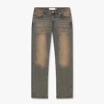 CROYEZ SAND WASHED STRAIGHT LEG DENIM | LIGHT BLUE
