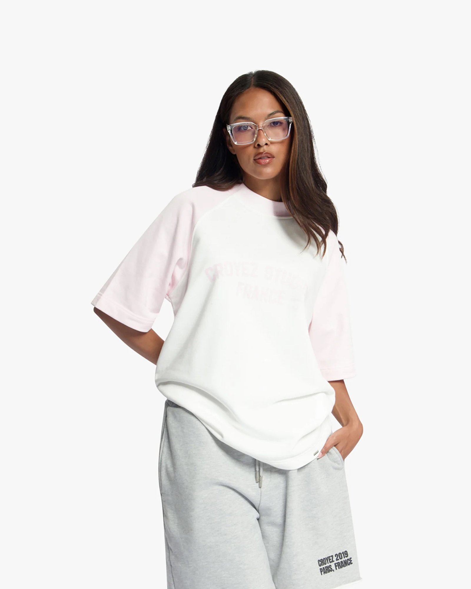 Croyez Studios Raglan T-Shirt | White