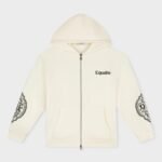 EQUALITÉ: MAE PAINTING OVERSIZED FULL ZIP HOODIE OFF-WHITE