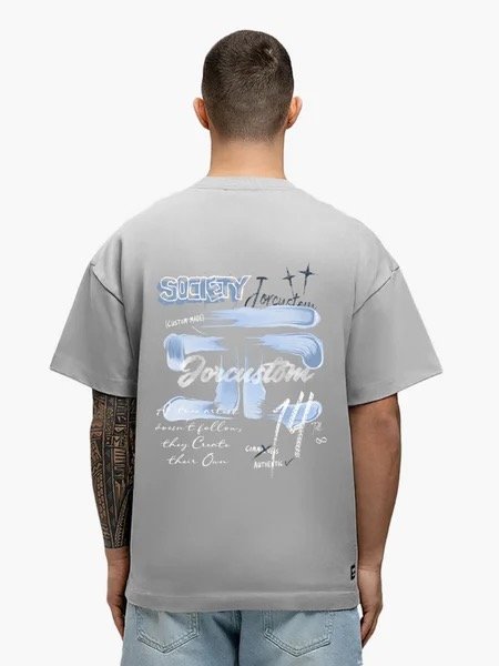JORCUSTOM ARTIST2.0 LOOSE FIT T-SHIRT - LIGHT GREY