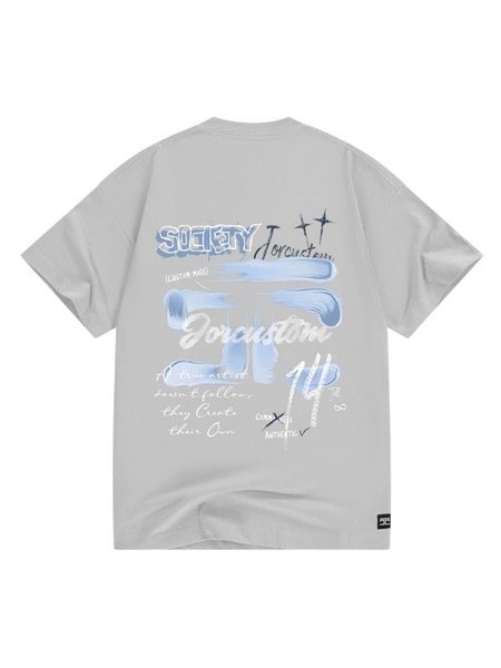 JORCUSTOM ARTIST2.0 LOOSE FIT T-SHIRT - LIGHT GREY