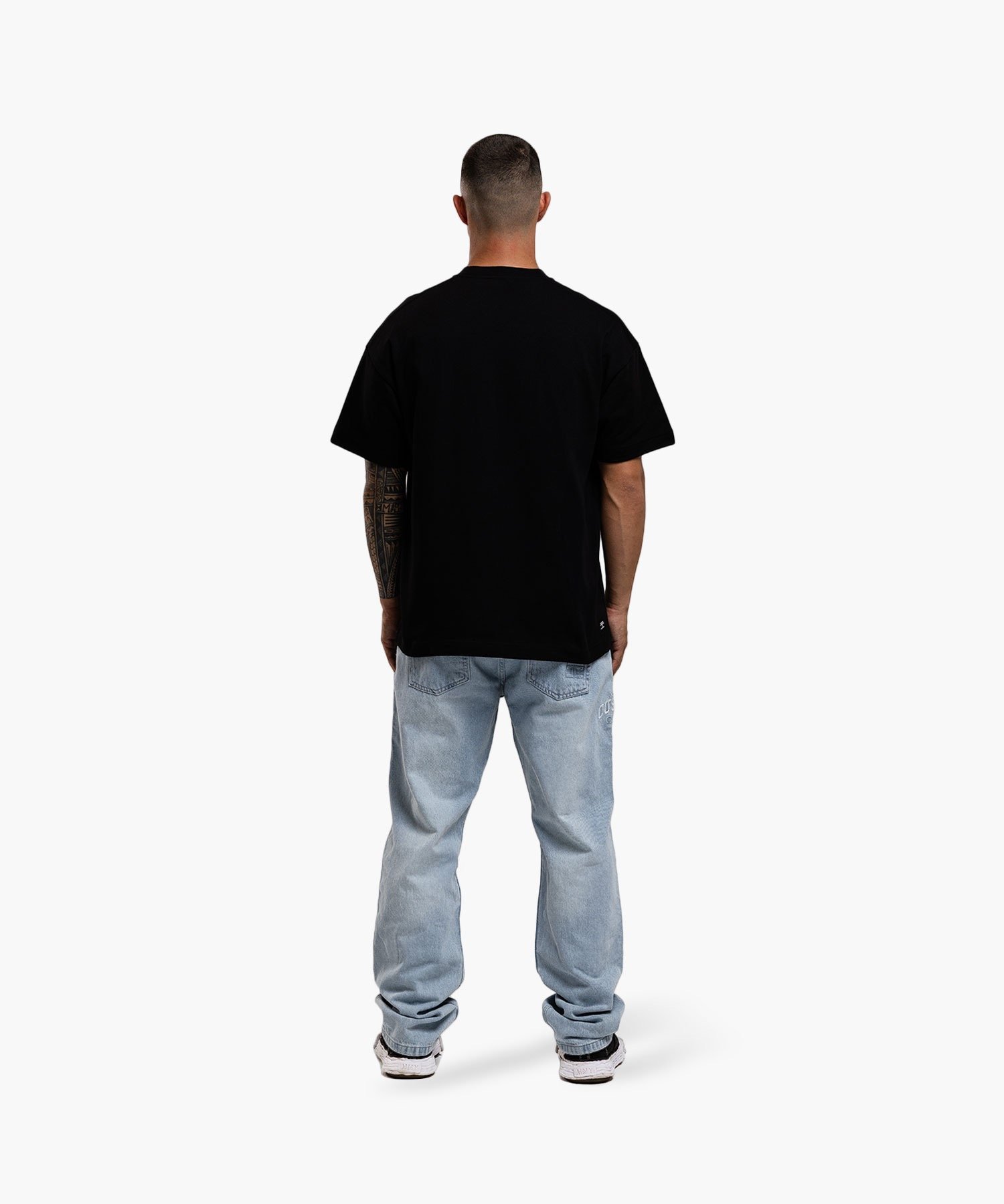 JORCUSTOM CUSTOMSOCIETY LOOSE FIT T-SHIRT BLACK
