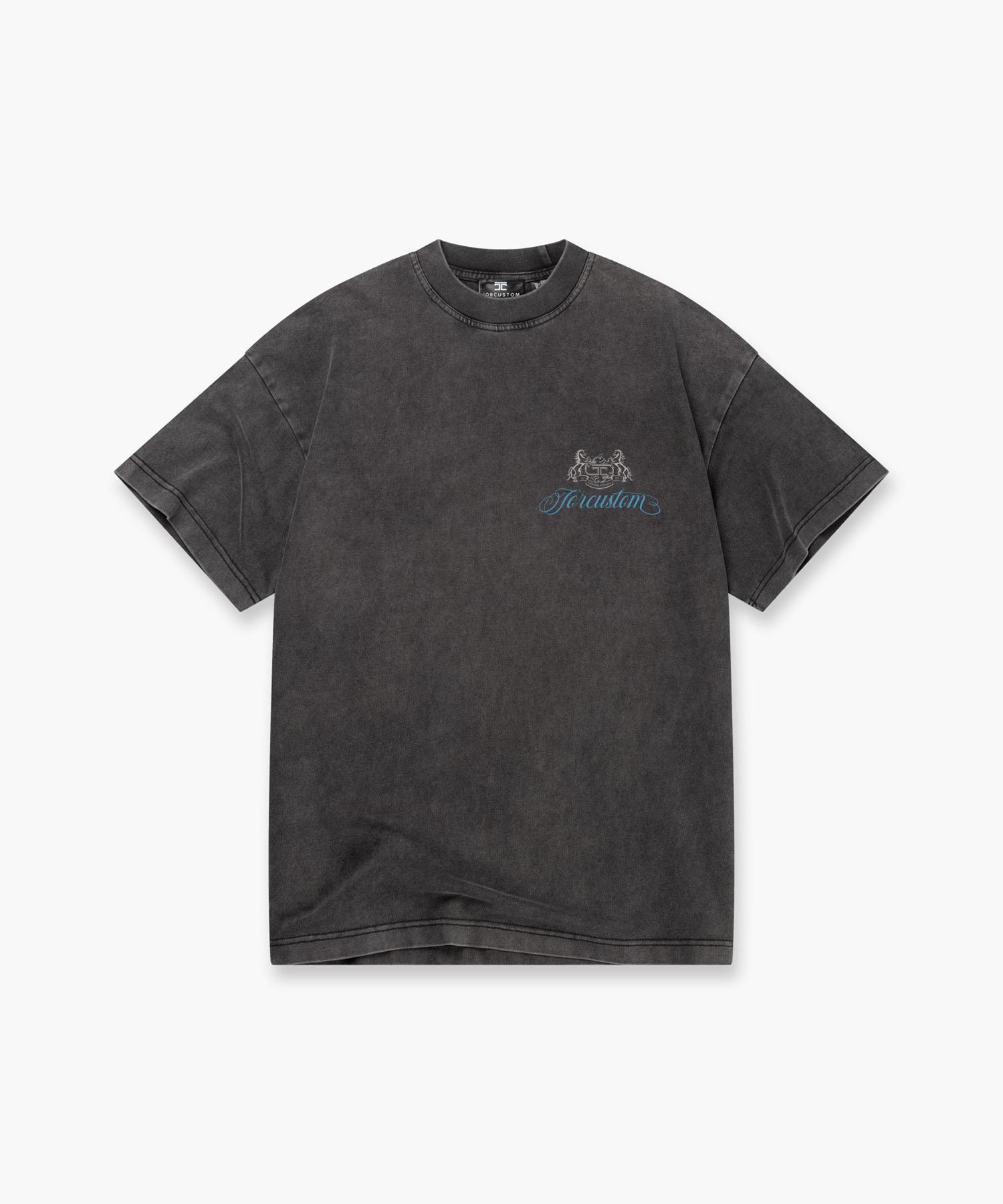 JORCUSTOM HANDSCRIPT2.0 LOOSE FIT T-SHIRT ACIDGREY