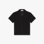 CROYEZ FRATERNITÉ TOWELLING SHIRT - BLACK