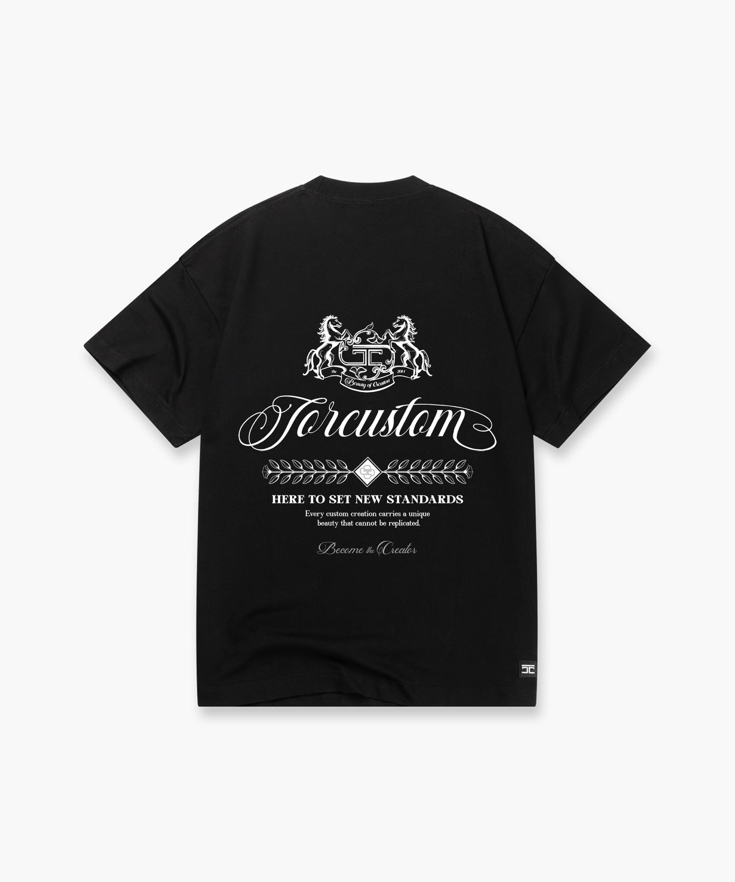 JORCUSTOM HANDSCRIPT2.0 LOOSE FIT T-SHIRT BLACK